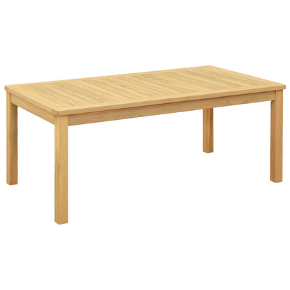 Coffee Table Light Acacia 110 x 60 x 45 cm Solid Acacia Wood