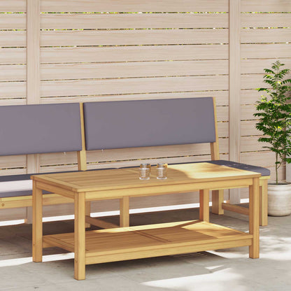 Side Table Oil Natural 110 x 55 x 45 cm Solid Acacia Wood