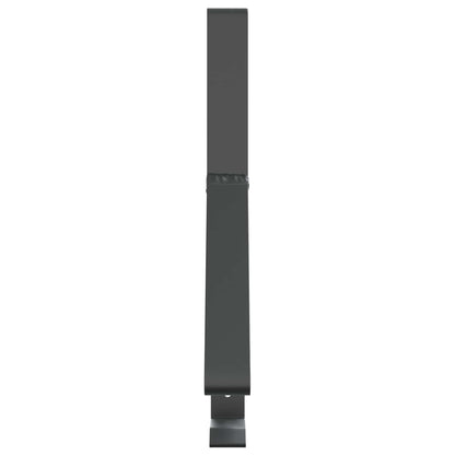 Snow Guard Support 6 pcs Anthracite 29.5 x 3 x 34.5 cm Steel