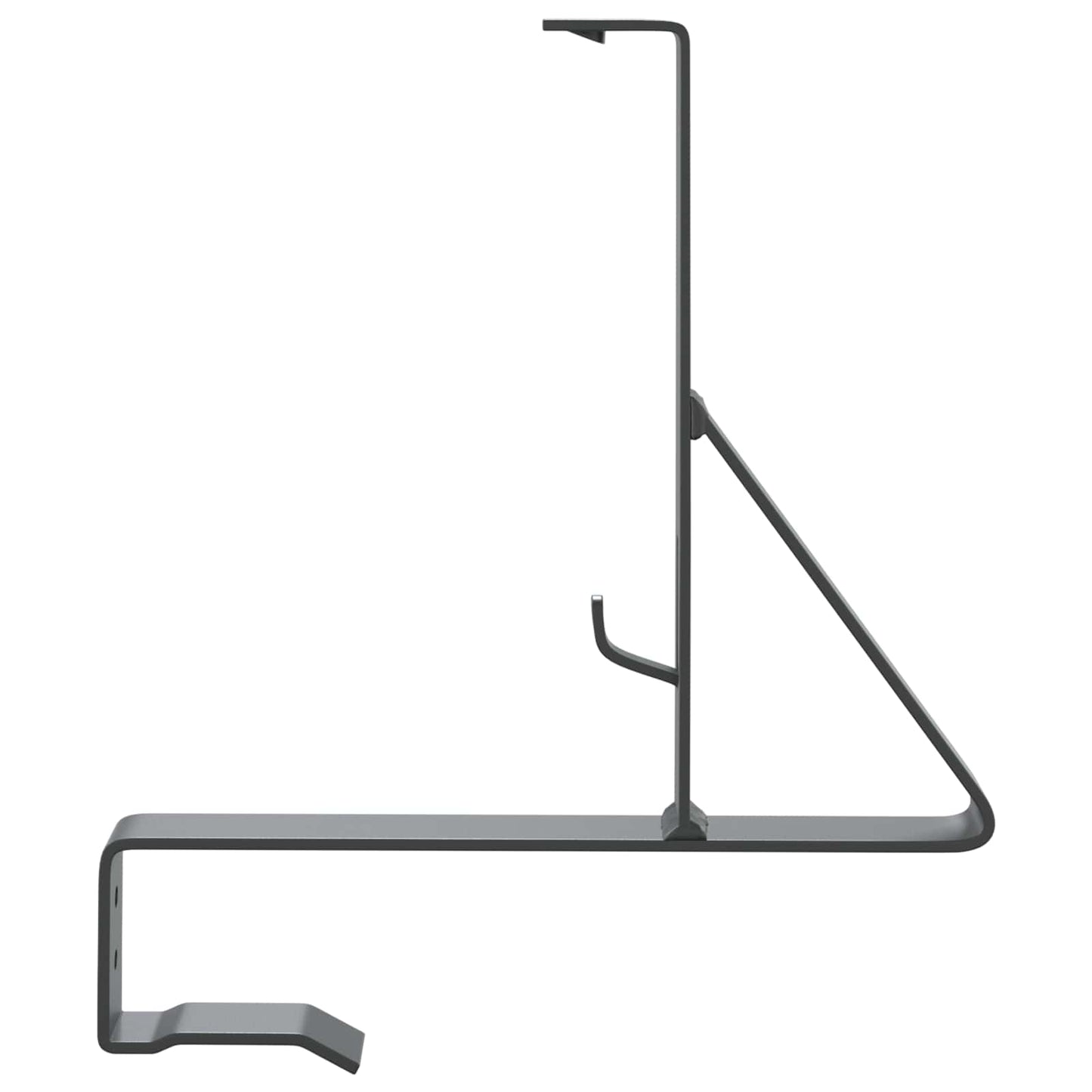Snow Guard Support 6 pcs Anthracite 29.5 x 3 x 34.5 cm Steel