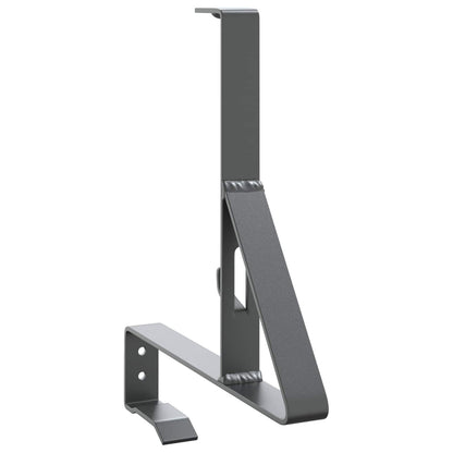 Snow Guard Support 12 pcs Anthracite 29.5 x 3 x 34.5 cm Steel