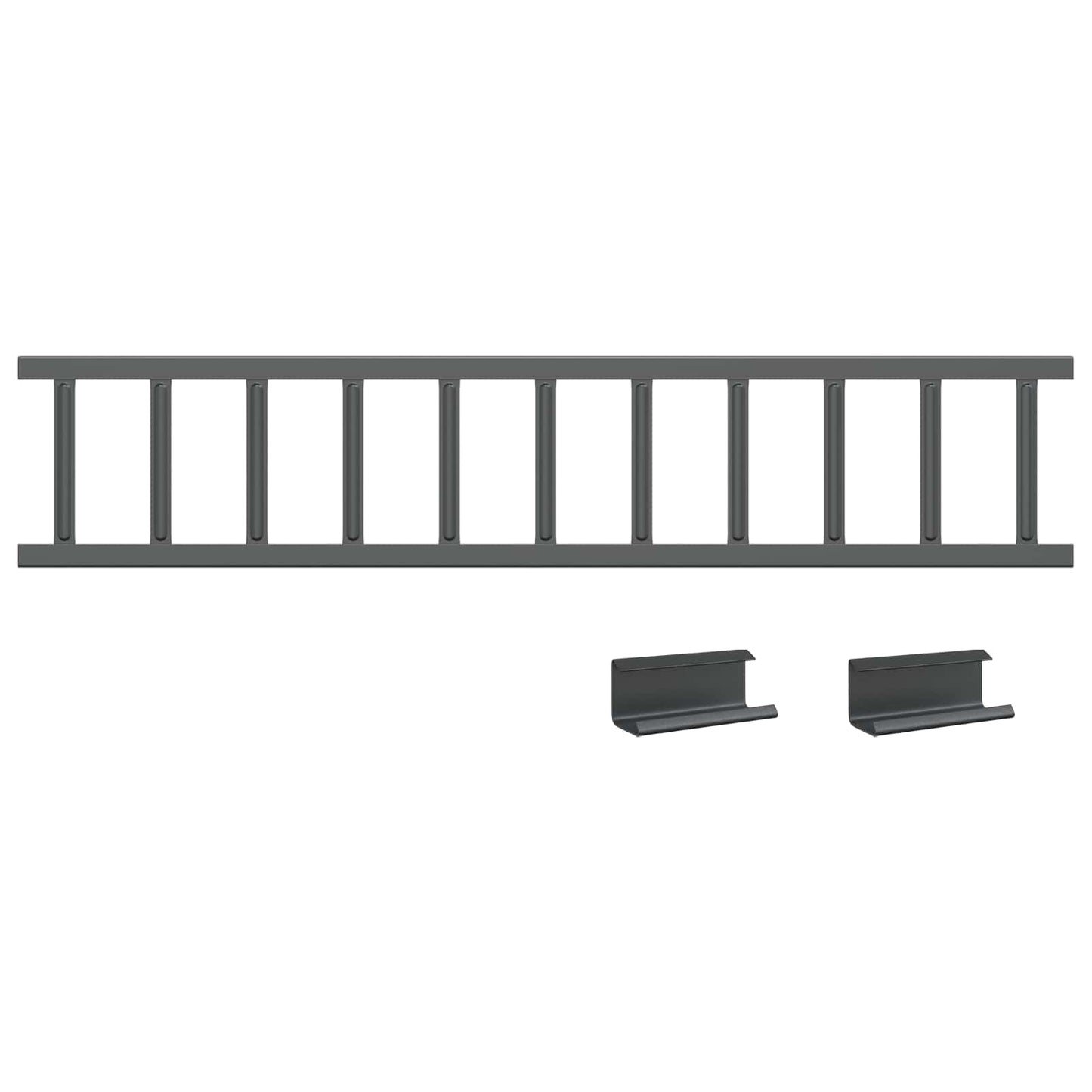 Anthracite 300 x 2.5 x 20 cm Steel
