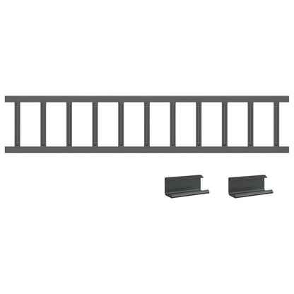 Anthracite 600 x 2.5 x 20 cm Steel
