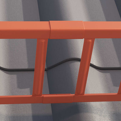 Red 600 x 2.5 x 20 cm Steel