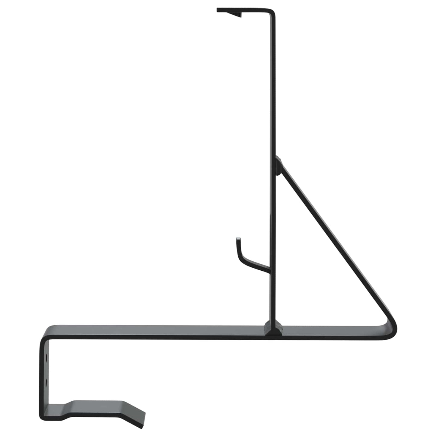 Snow Guard Support Black 29.5 x 3 x 34.5 cm Steel