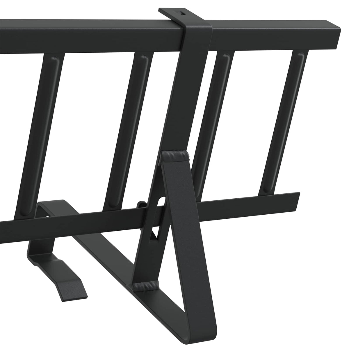 Roof Snow Guard Black 300 cm Steel