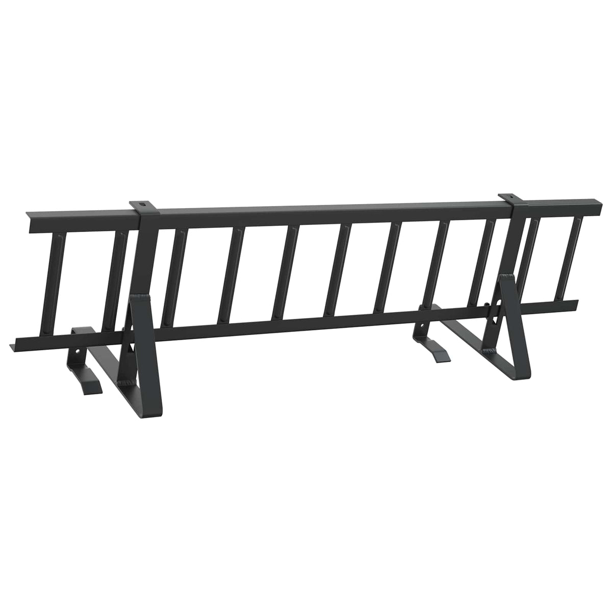 Roof Snow Guard Black 300 cm Steel