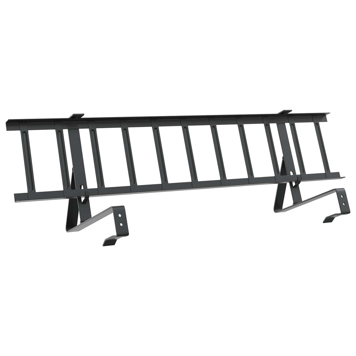 Roof Snow Guard Black 300 cm Steel