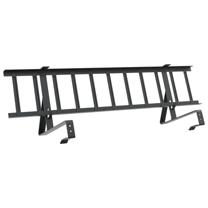 Roof Snow Guard Black 300 cm Steel