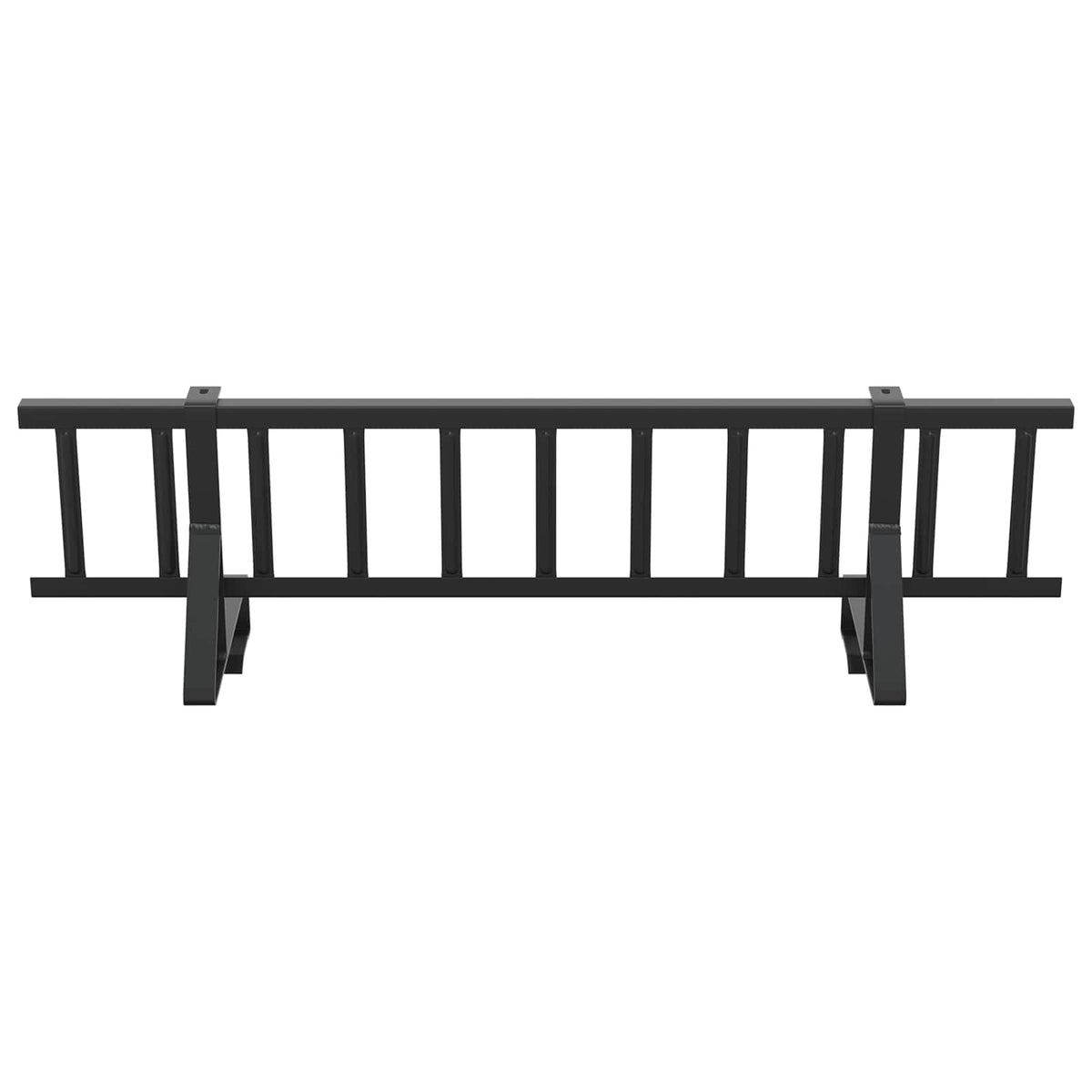 Roof Snow Guard Black 300 cm Steel