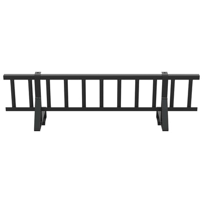 Roof Snow Guard Black 300 cm Steel