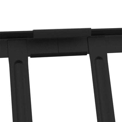 Black 100 x 2.5 x 20 cm Steel