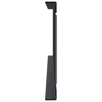 Black 100 x 2.5 x 20 cm Steel