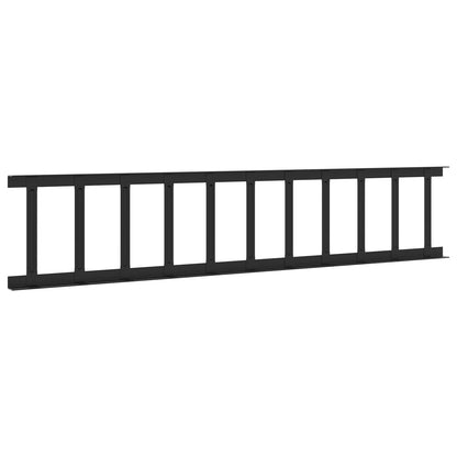 Black 600 x 2.5 x 20 cm Steel