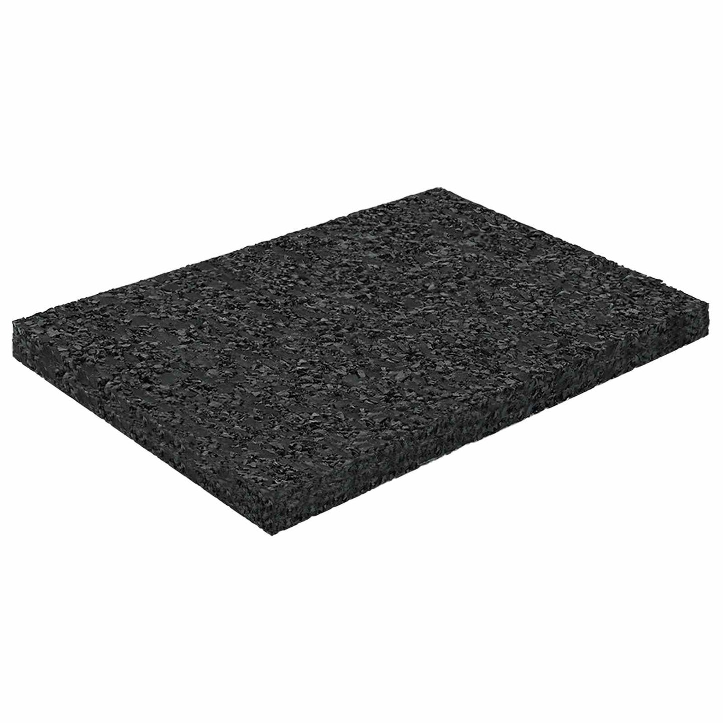 Rubber Granulate Patio Pad Black 6 x 9 x 0.6 cm Rubber