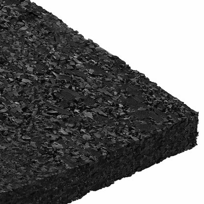 Rubber Granulate Patio Pad Black 6 x 9 x 0.8 cm Rubber