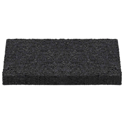 Rubber Granulate Patio Pad Black 6 x 9 x 0.8 cm Rubber