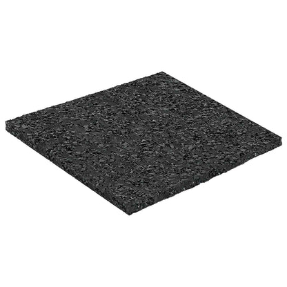 Rubber Granulate Patio Pad Black 9 x 9 x 0.3 cm Rubber