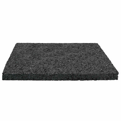 Rubber Granulate Patio Pad Black 9 x 9 x 0.6 cm Rubber