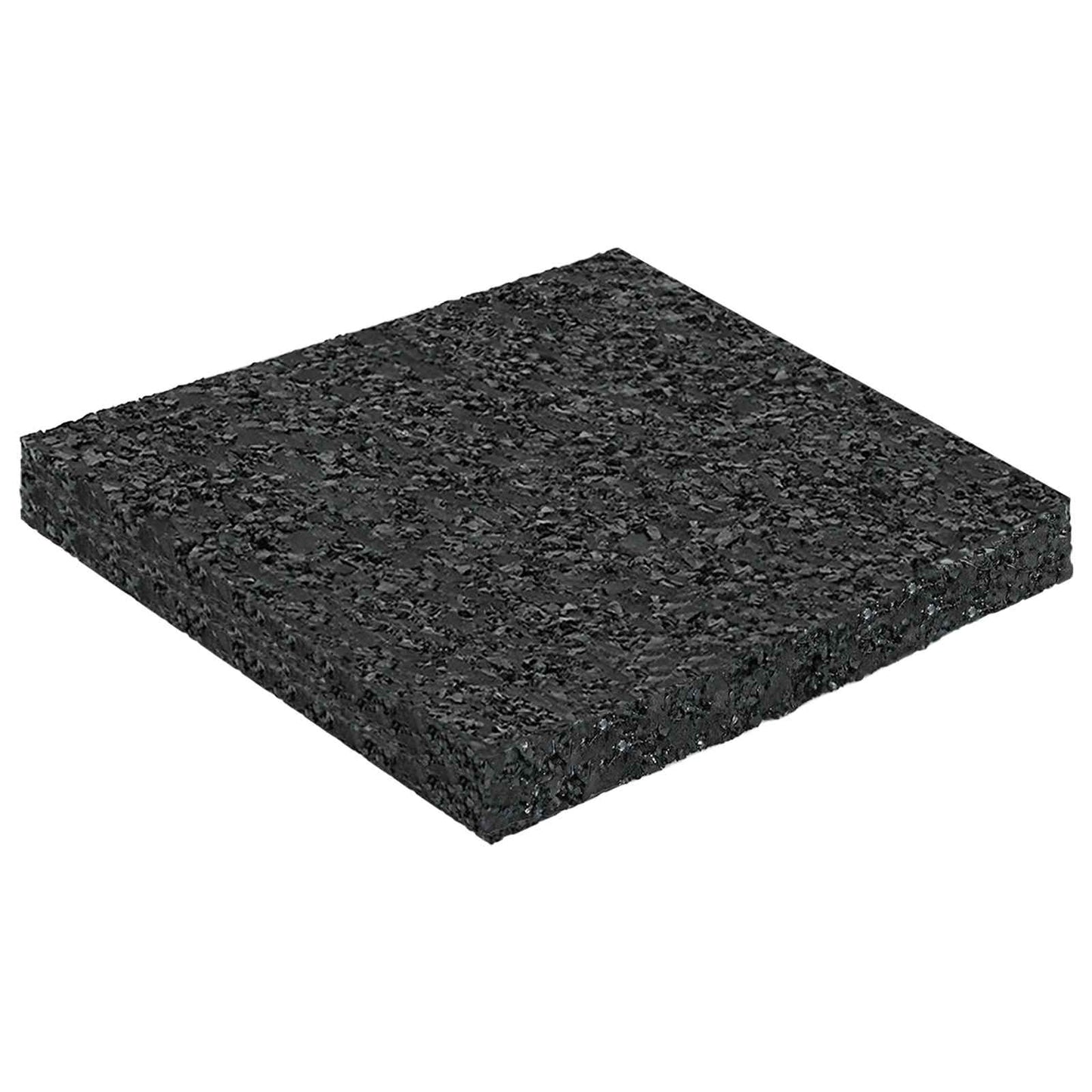 Rubber Granulate Patio Pad Black 9 x 9 x 0.8 cm Rubber