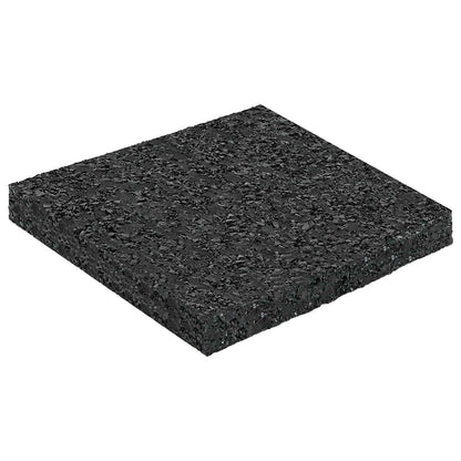 Rubber Granulate Patio Pad Black 9 x 9 x 0.8 cm Rubber