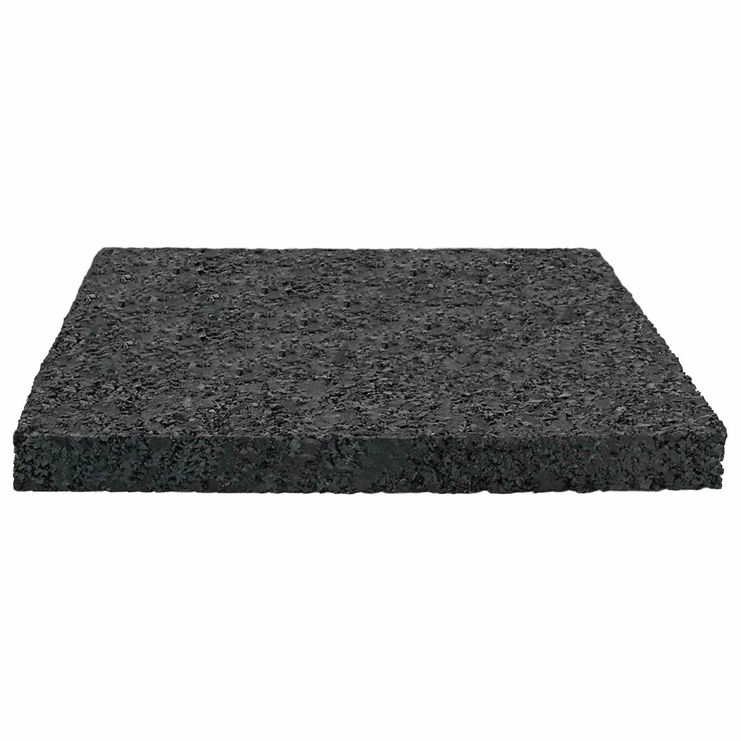 Rubber Granulate Patio Pad Black 9 x 9 x 0.8 cm Rubber