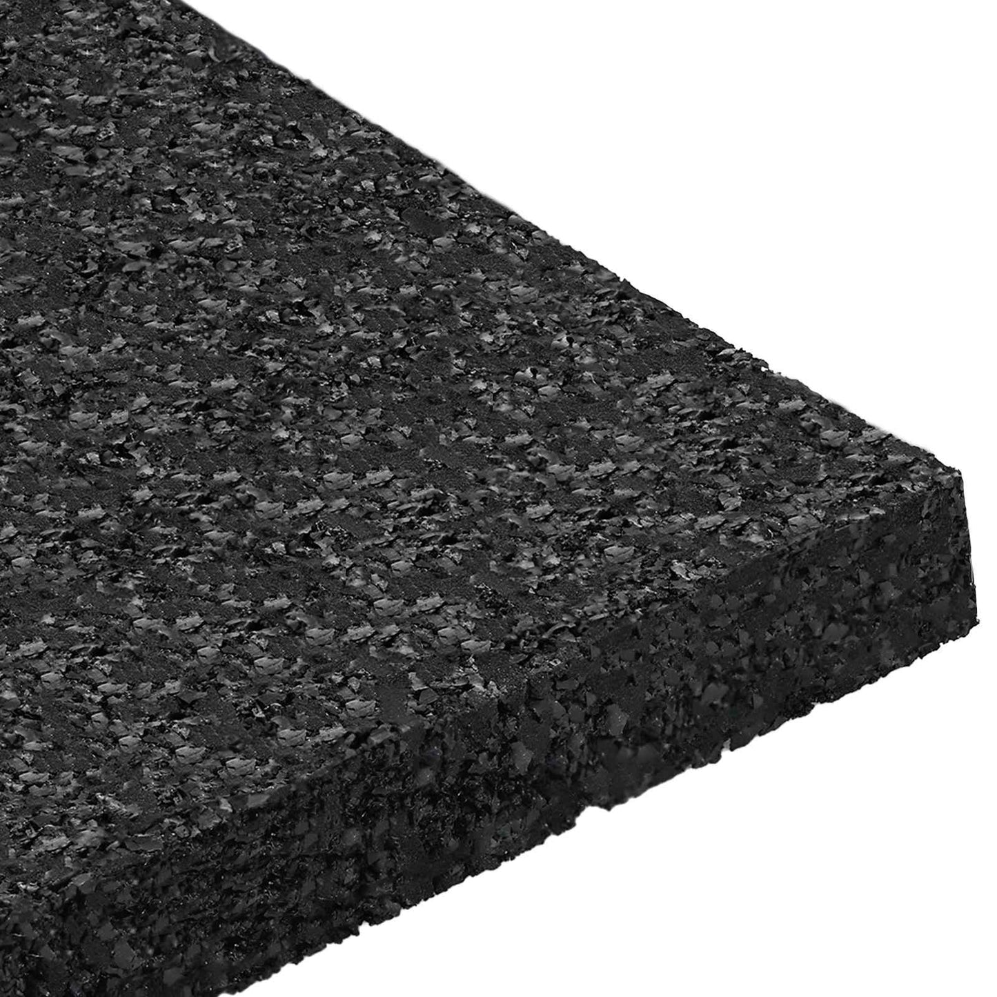 Rubber Granulate Patio Pad Black 9 x 9 x 1 cm Rubber
