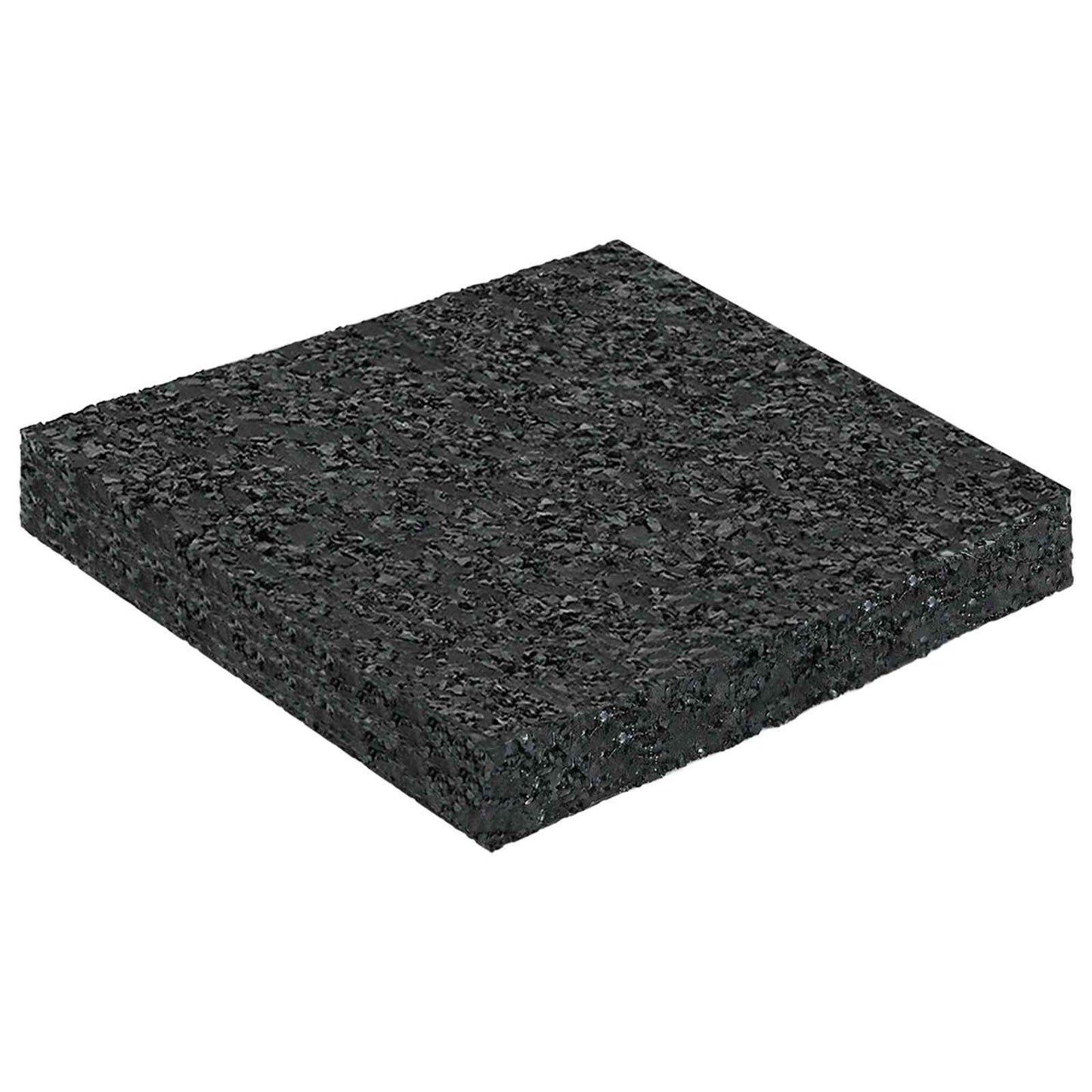 Rubber Granulate Patio Pad Black 9 x 9 x 1 cm Rubber