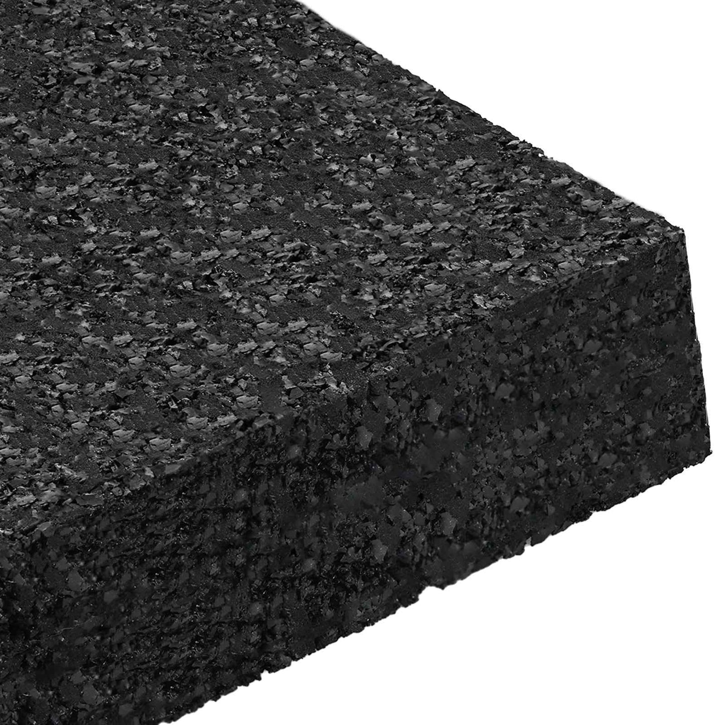 Rubber Granulate Patio Pad Black 9 x 9 x 2 cm Rubber