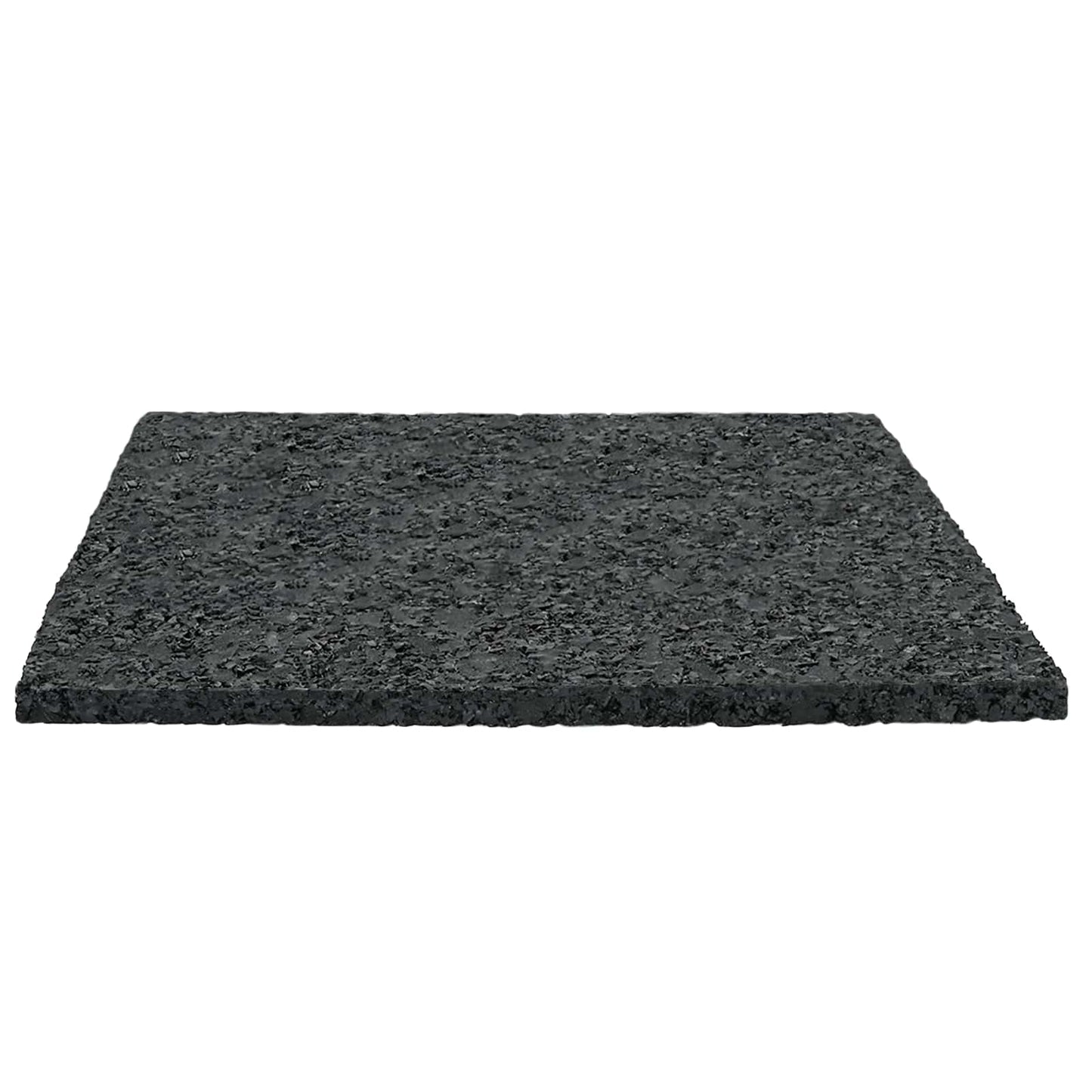 Rubber Granulate Patio Pad Black 9 x 9 x 0.3 cm Rubber