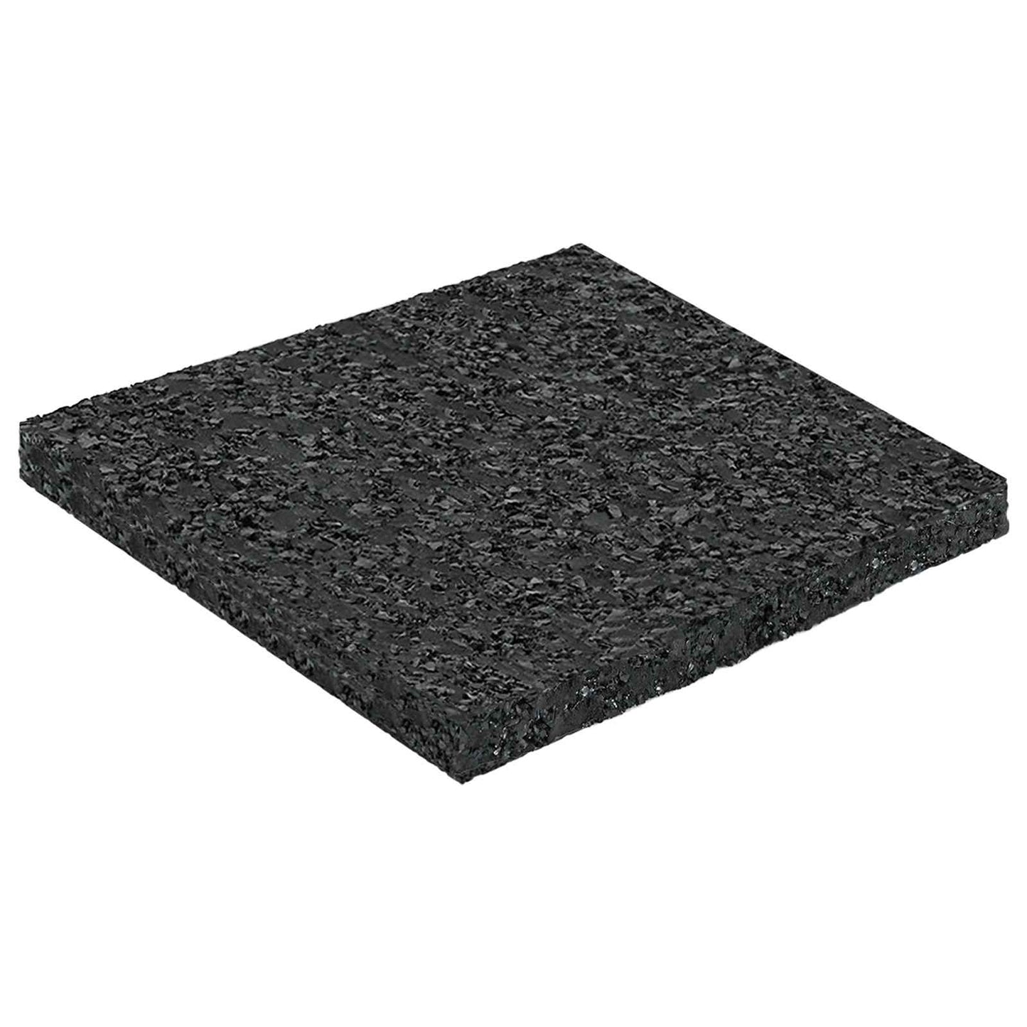 Rubber Granulate Patio Pad Black 9 x 9 x 0.6 cm Rubber