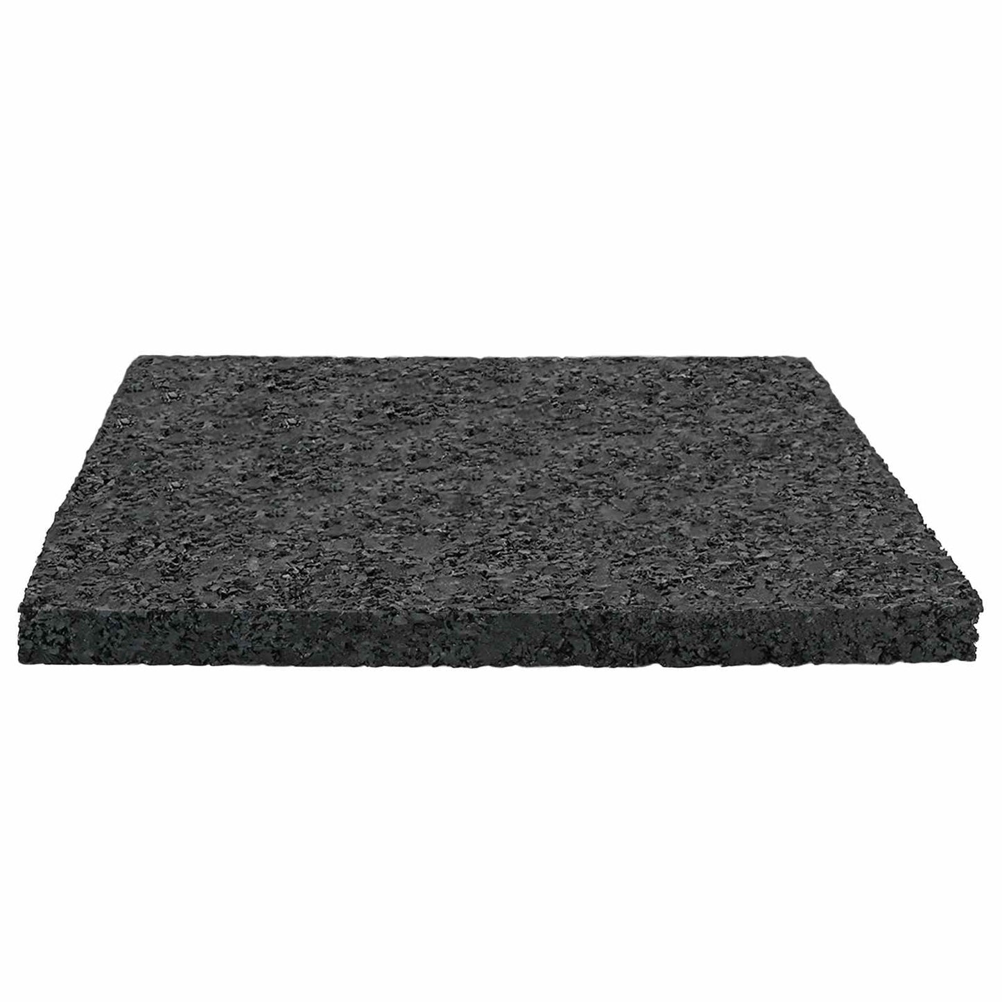Rubber Granulate Patio Pad Black 9 x 9 x 0.6 cm Rubber