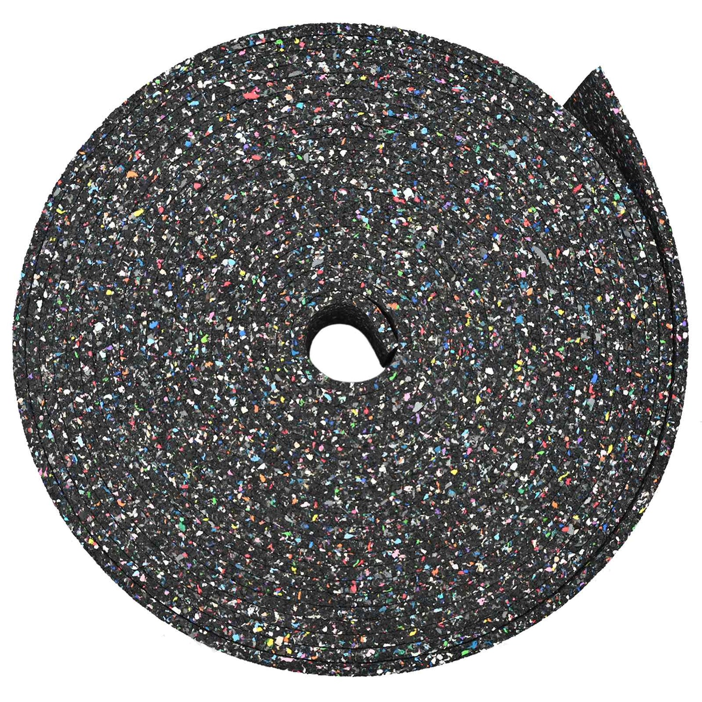 Rubber Granulate Roll Black 200 x 5 x 0.6 cm Rubber