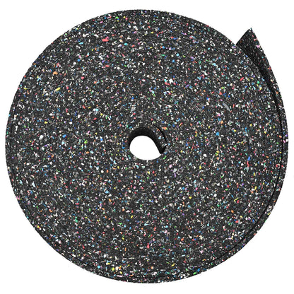 Rubber Granulate Roll Black 200 x 5 x 0.6 cm Rubber