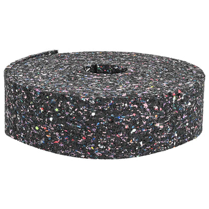 Rubber Granulate Roll Black 1000 x 5 x 1 cm Rubber