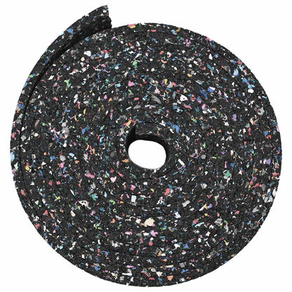 Rubber Granulate Roll Black 1000 x 8 x 0.3 cm Rubber