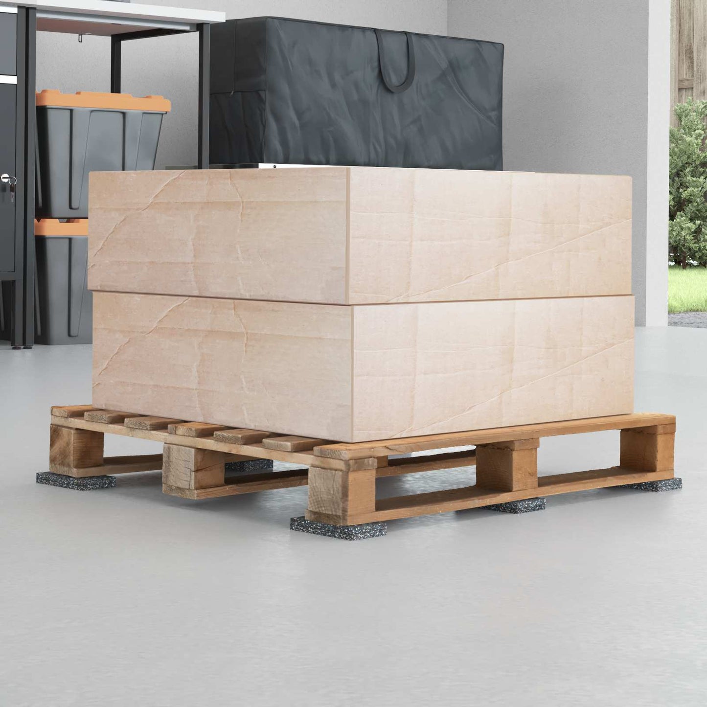 Rubber Granulate Roll Black 1000 x 8 x 0.8 cm Rubber