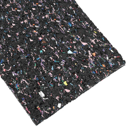 Rubber Granulate Roll Black 500 x 10 x 1 cm Rubber