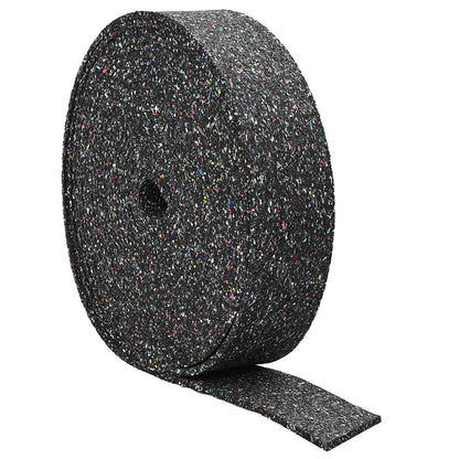 Rubber Granulate Roll Black 2000 x 10 x 1 cm Rubber
