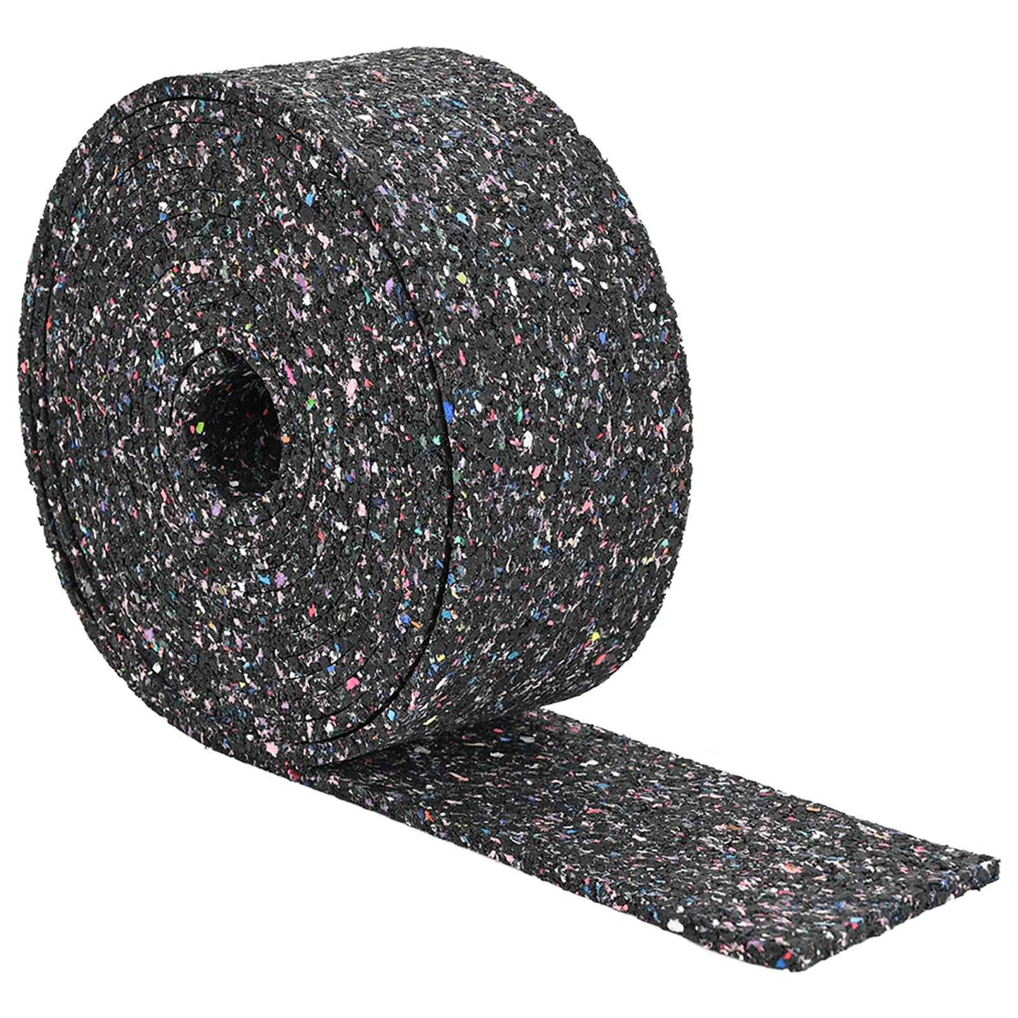 Rubber Granulate Roll Black 200 x 12 x 0.3 cm Rubber