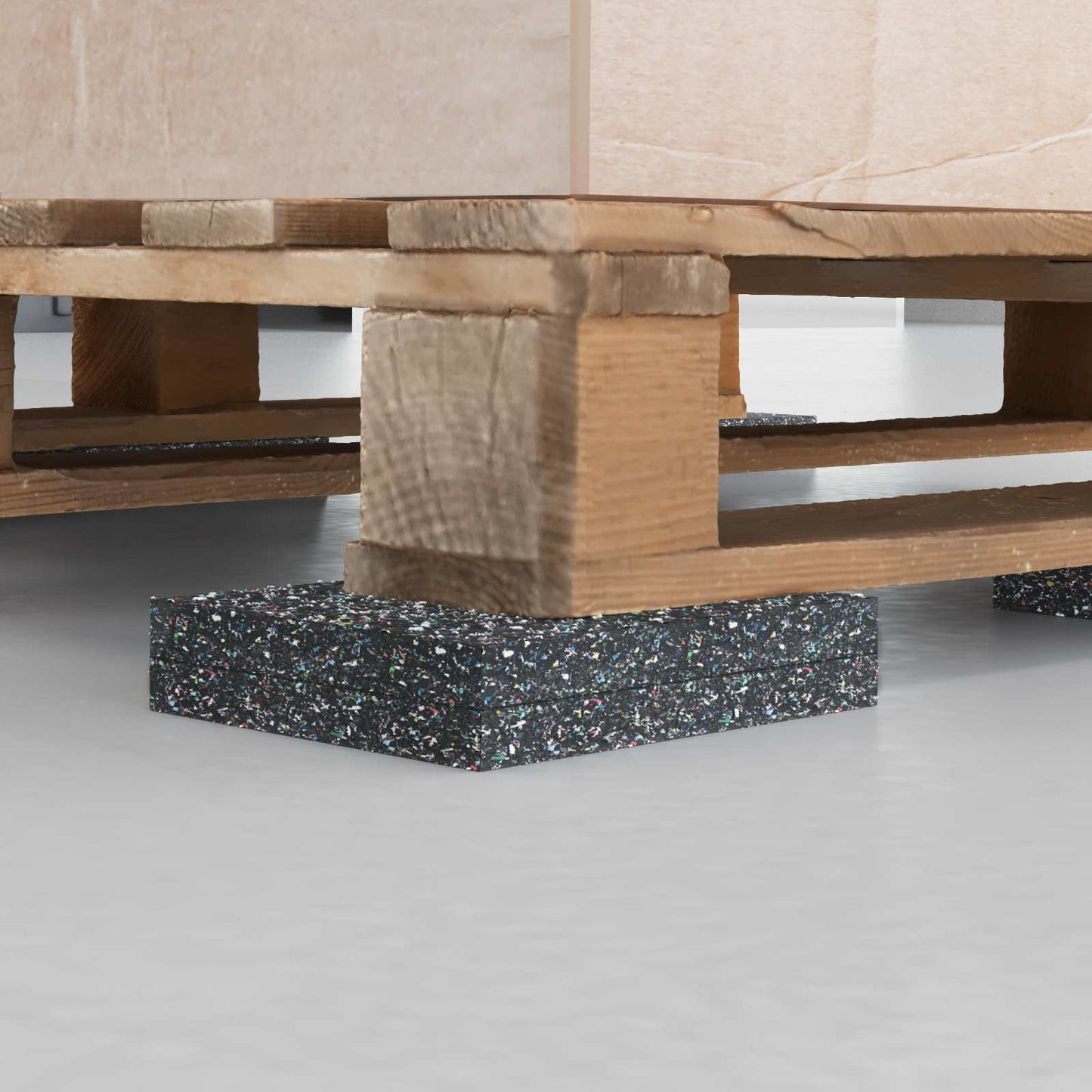 Rubber Granulate Roll Black 200 x 12 x 0.6 cm Rubber