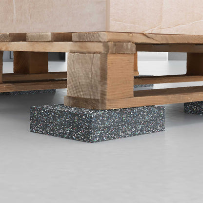 Rubber Granulate Roll Black 1000 x 12 x 0.8 cm Rubber