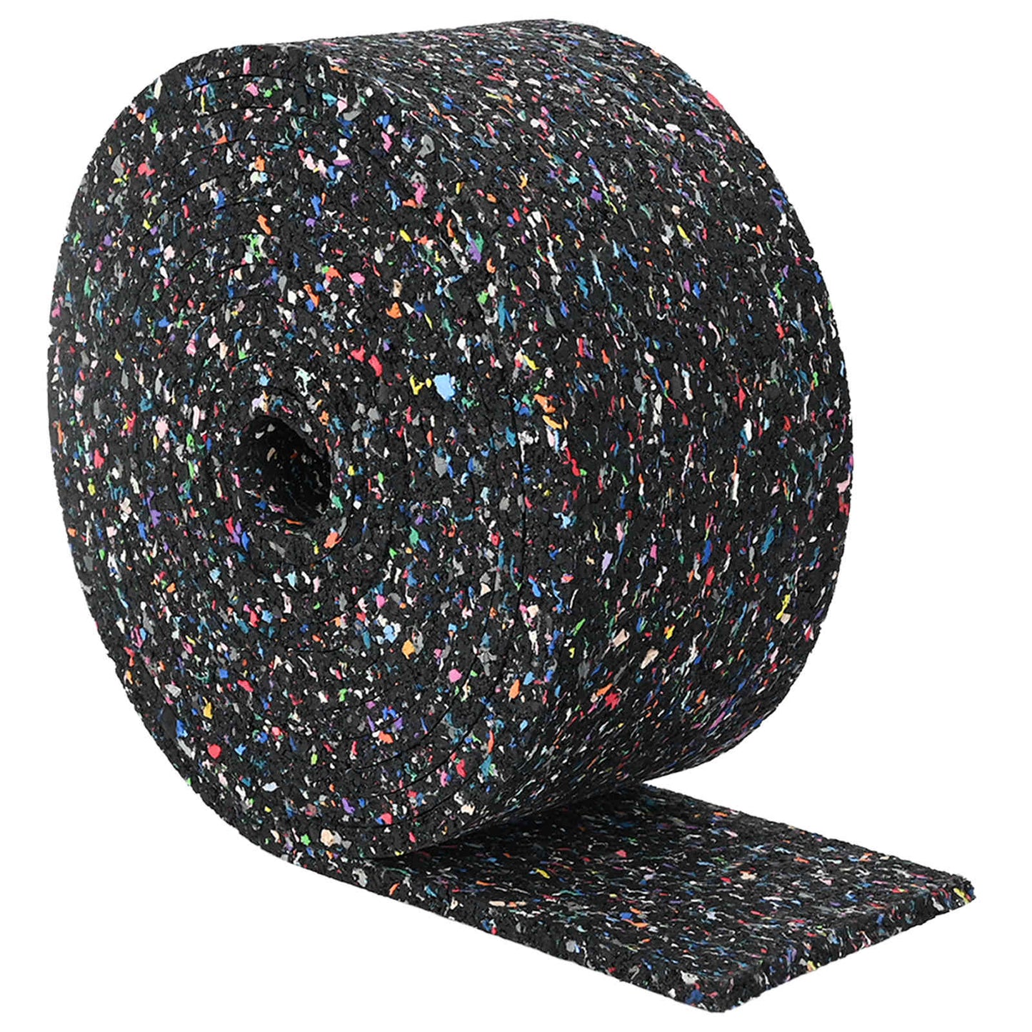 Rubber Granulate Roll Black 1000 x 12 x 0.8 cm Rubber