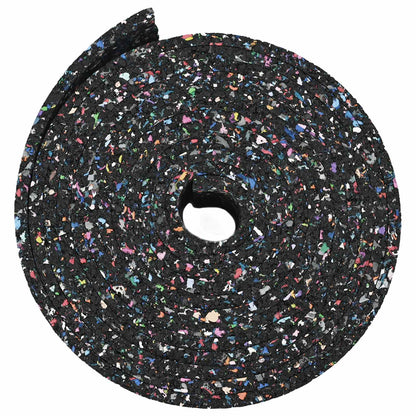 Rubber Granulate Roll Black 1000 x 12 x 0.8 cm Rubber