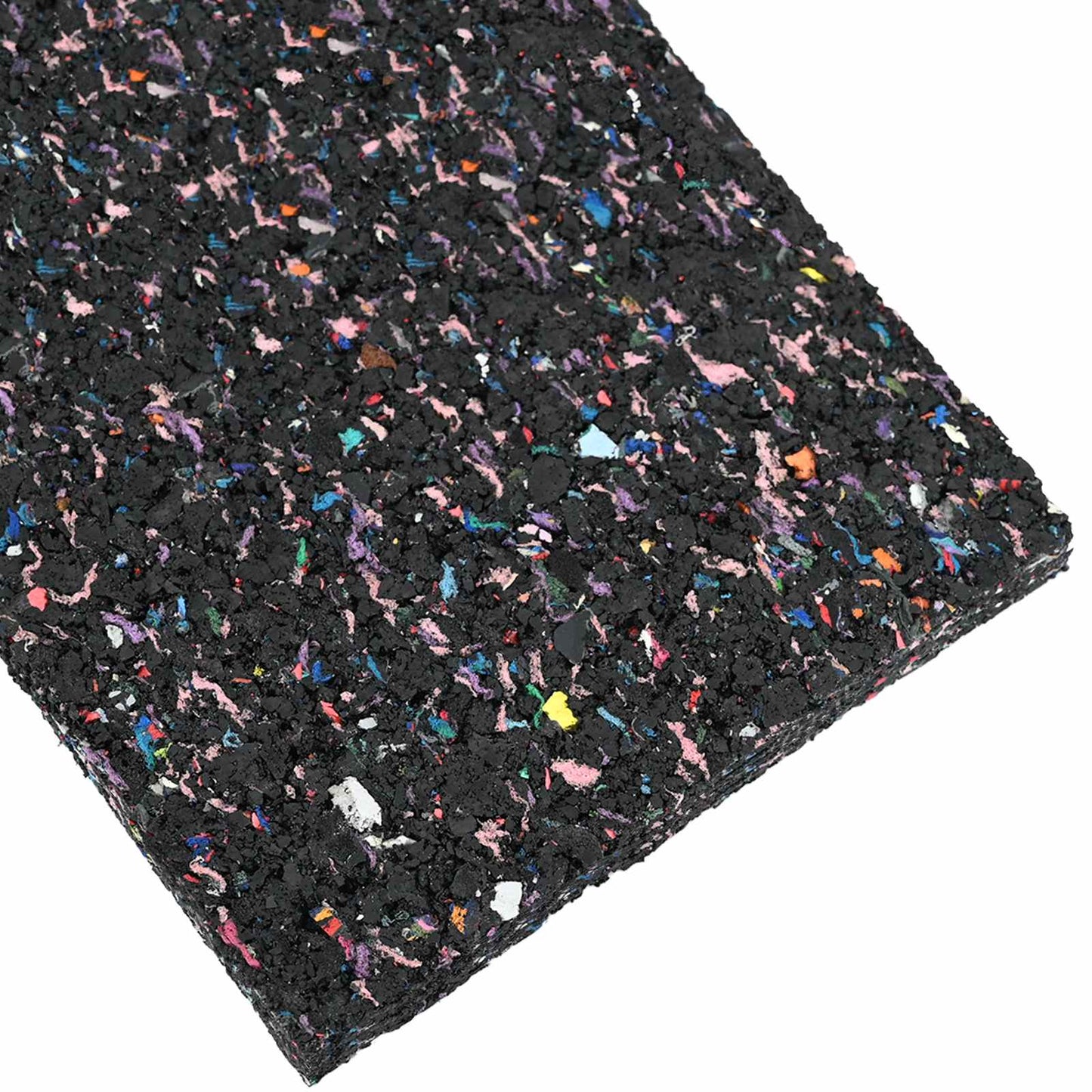 Rubber Granulate Roll Black 1000 x 12 x 1 cm Rubber