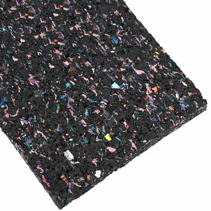 Rubber Granulate Roll Black 1000 x 12 x 1 cm Rubber