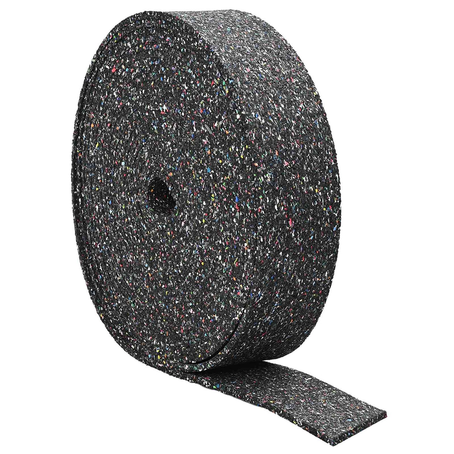 Rubber Granulate Roll Black 2000 x 12 x 1 cm Rubber