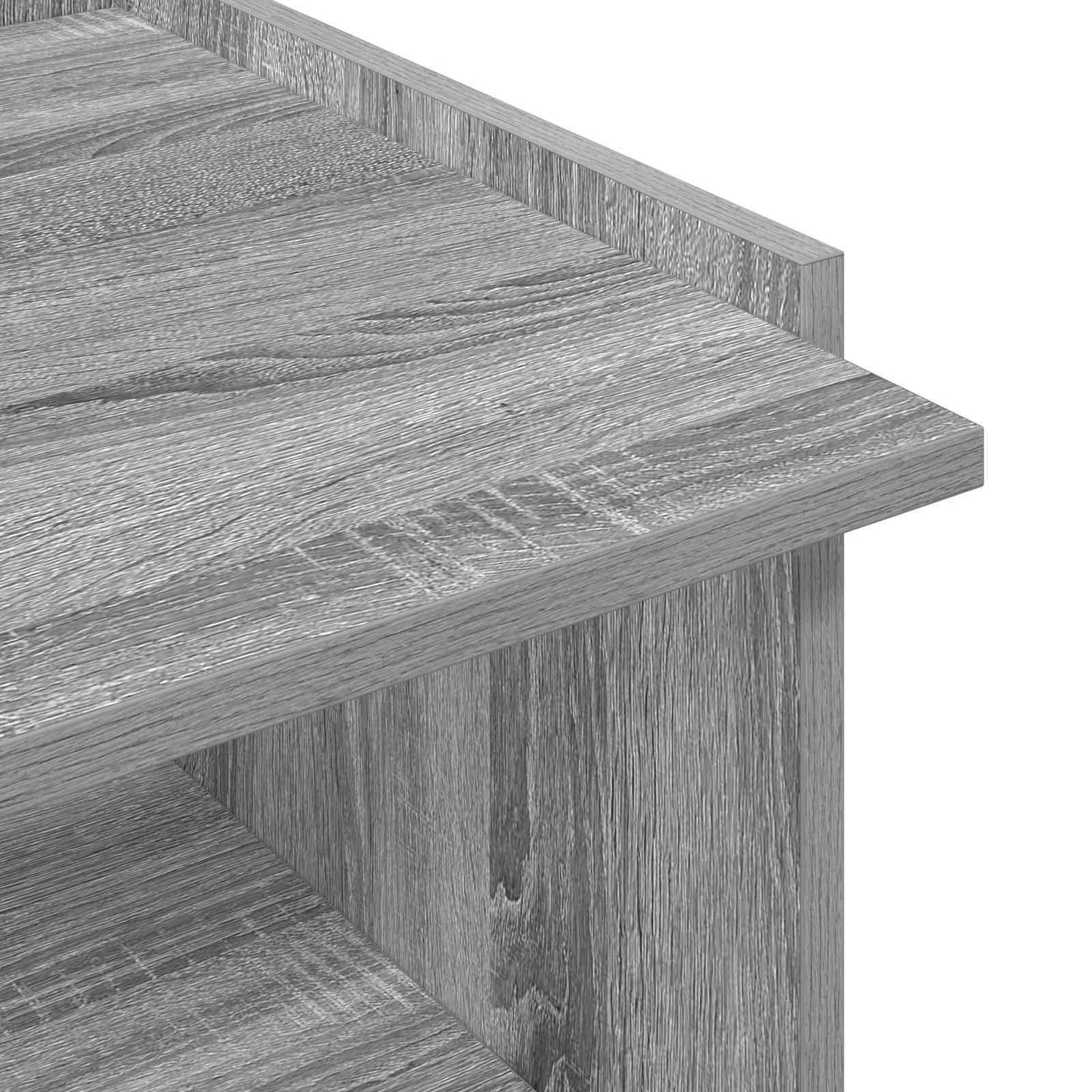 Coffee Table Grey Sonoma 90 x 50 x 33 cm Engineered Wood