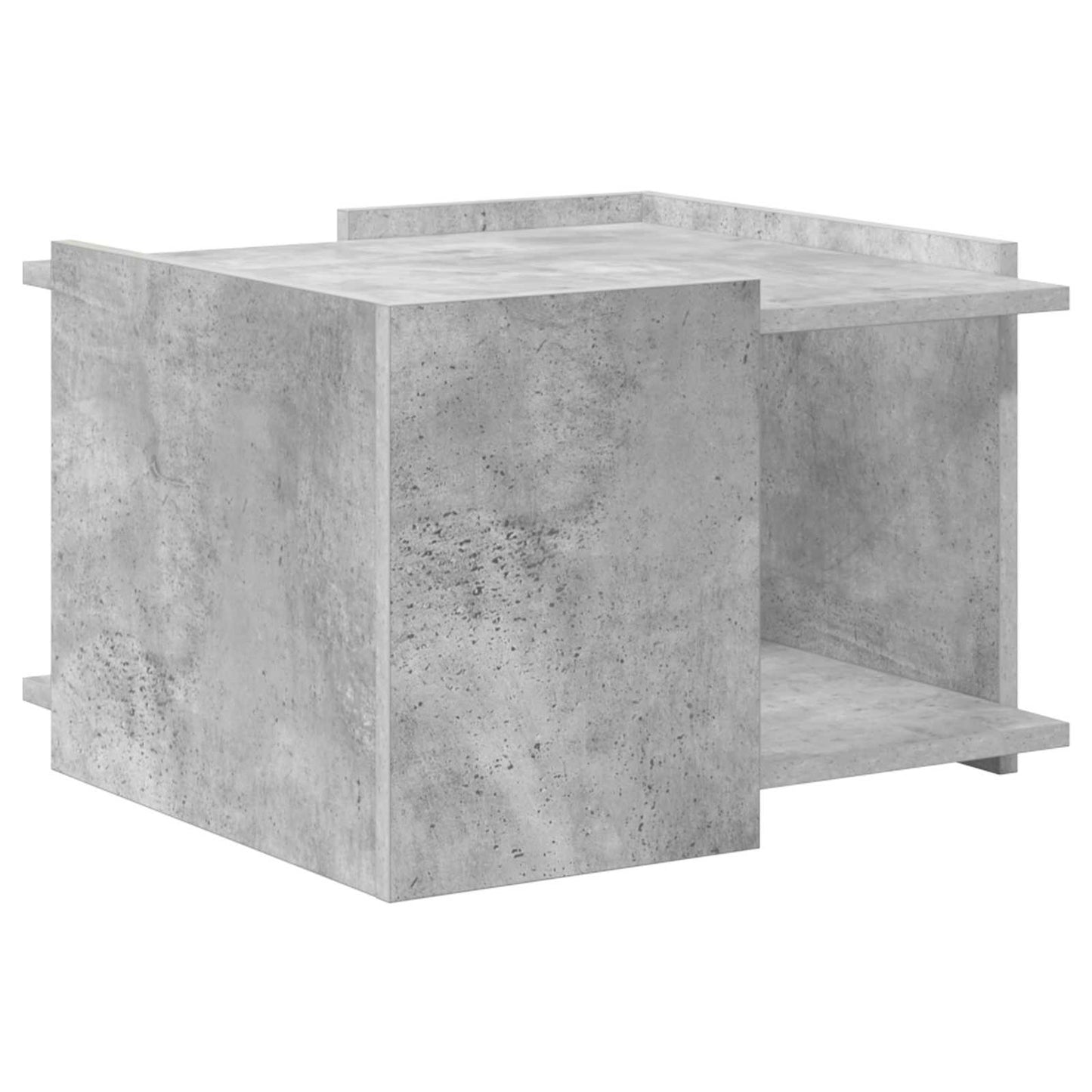 Coffee Table Concrete Grey 50.5 x 50 x 33 cm Engineered Wood