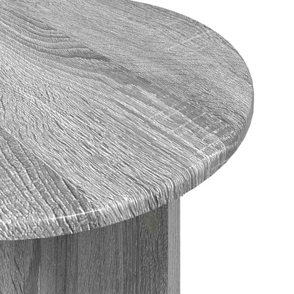 Side Table Set with Storage 2 pcs Grey Sonoma Engineered Wood